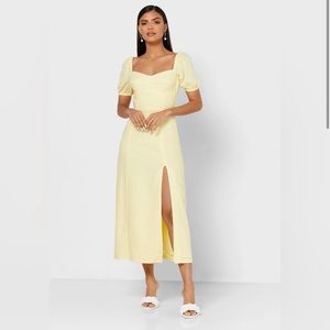 Bardot Jacinto Dress Sun Yellow